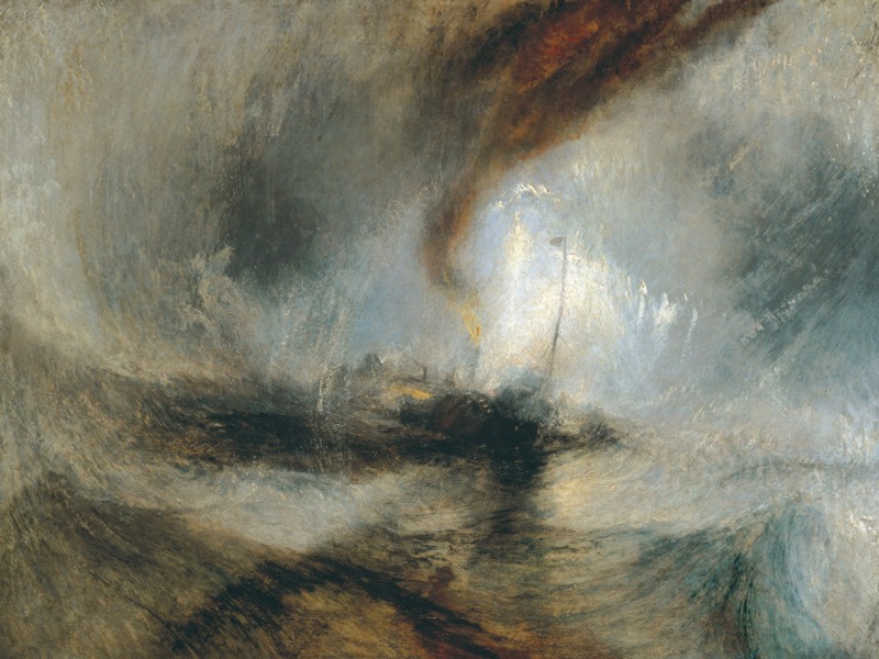 J. M. W. Turner: Snow Storm – Steam Boat off a Harbour's Mouth